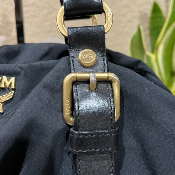 MCM 2WAY BLACK POLYESTER BAG - Picture 5 of 16